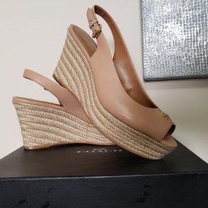 Coach Womens Ferry Semi Matte Calf Leather Sandal